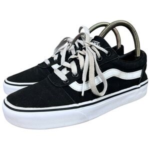 Vans Womens Off The Wall 751505 Low Top Black Casual Shoes Sneakers Size 8